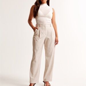 Abercrombie Quinn Curve Love Straight Pant